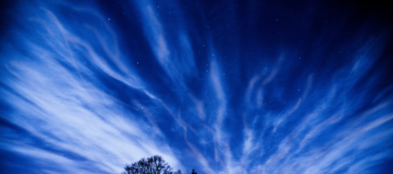 Vest himmel.